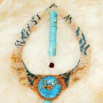 earthsea-jewelleries-copper-wire-turquoise-bead-embroidery-necklace-customized